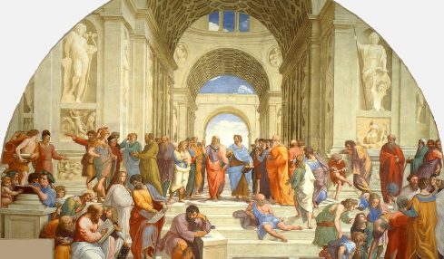 la escuela de Atenas