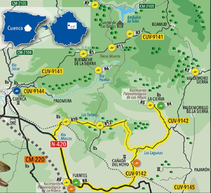 Ruta de los Dinosaurios de Cuenca 