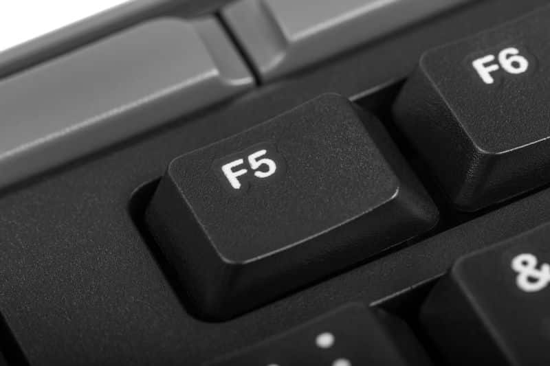tecla F5 teclado