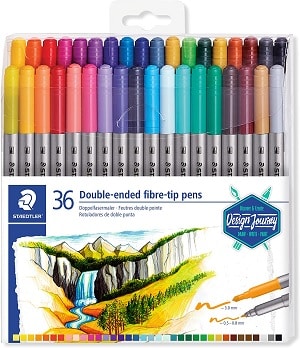 Rutuladores doble punta Staedtler productos lettering 