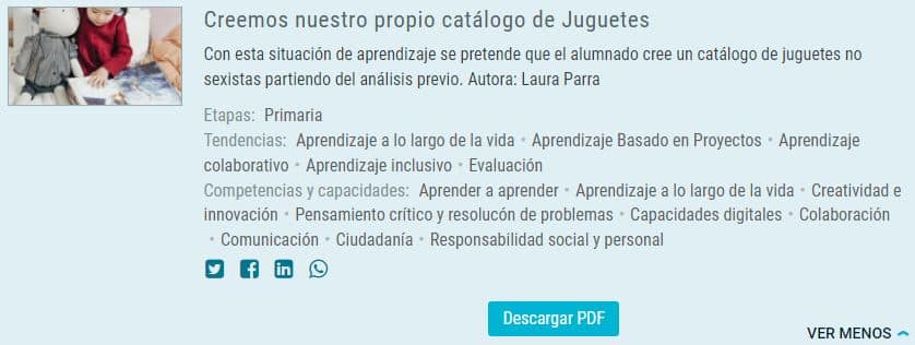Catálogo de juguetes Primaria