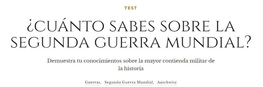 ¿Cuánto sabes sobre la Segunda Guerra Mundial?
