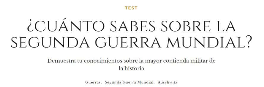 ¿Cuánto Sabes Sobre La Segunda Guerra Mundial?