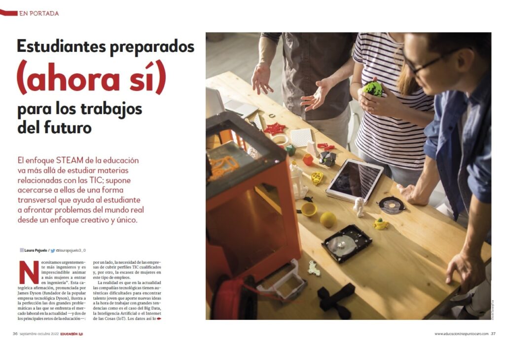Aprendizaje STEAM revista EDUCACIÓN 3.0