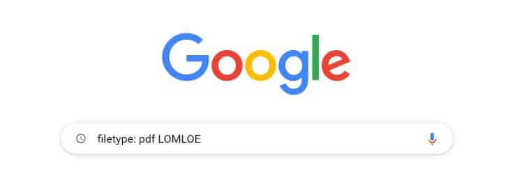 Filetype trucos google