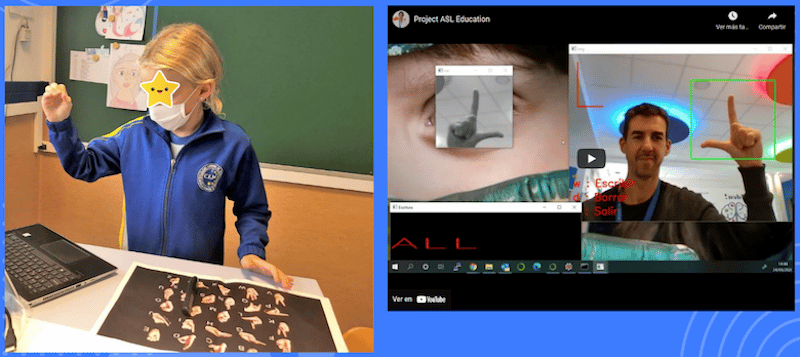 Aprendiendo lengua de signos a través de la tecnología