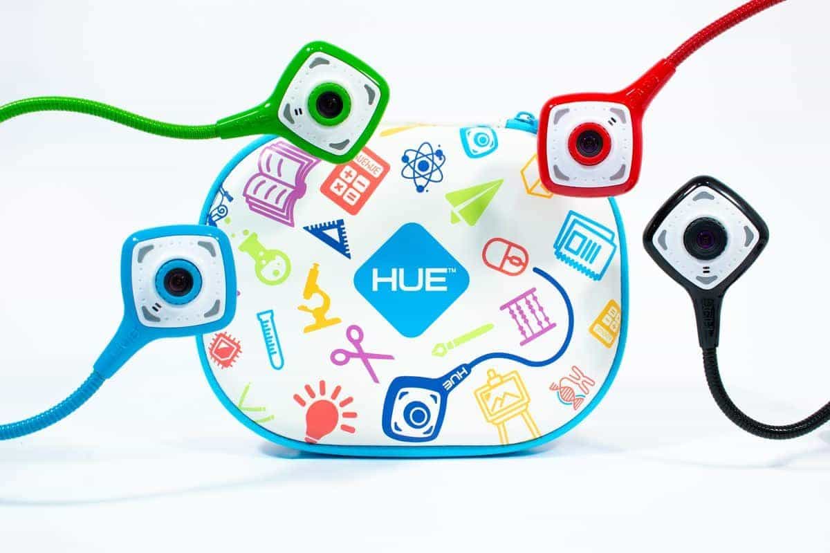 Una cámara flexible para compartir documentos y objetos con toda la clase Cámara HUE