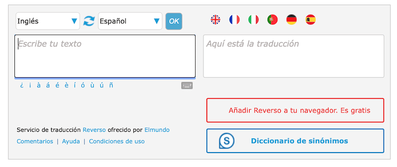 What is traductor in Spanish? un traductor