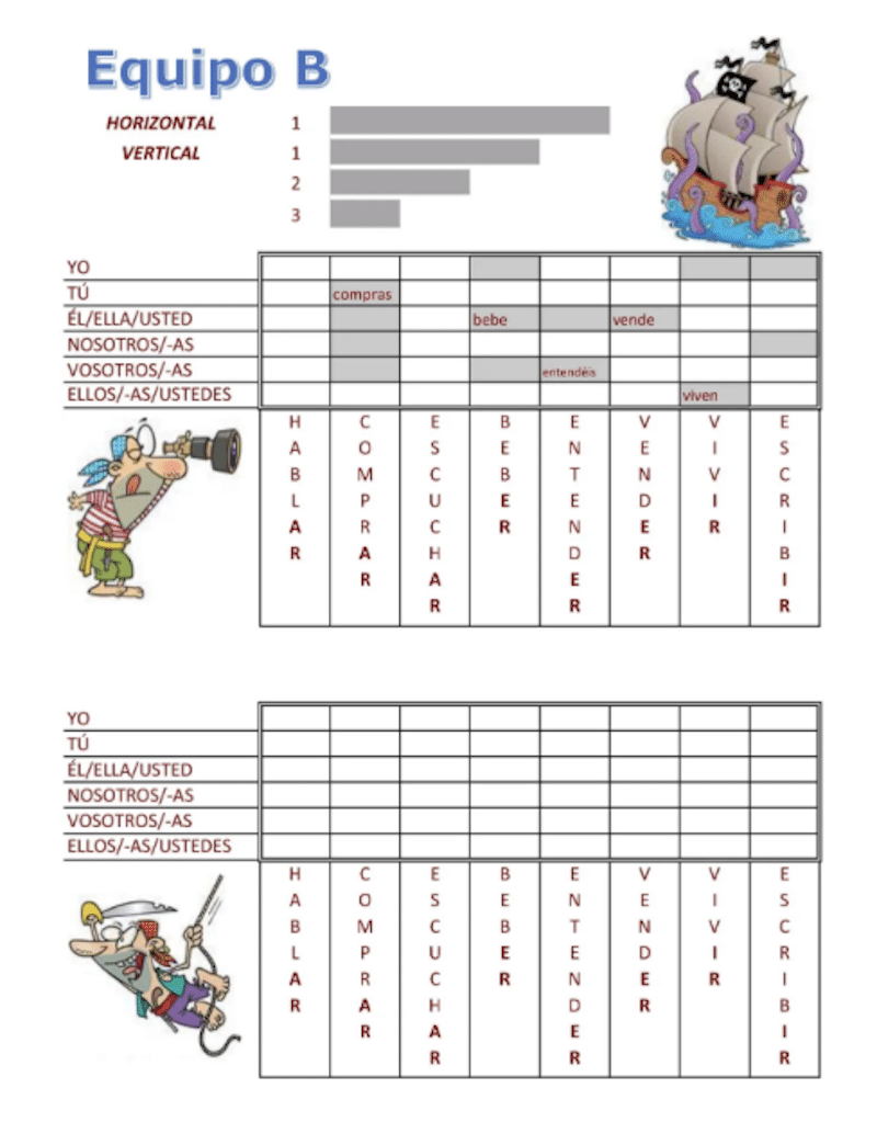 10 actividades para trabajar los verbos 