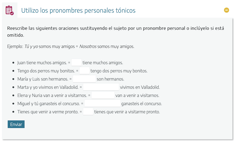pronombres personales 1