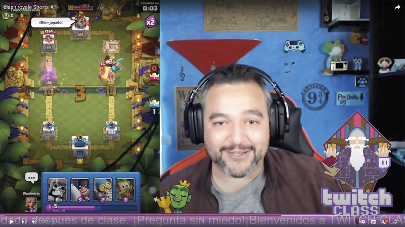 Twitch class docente streamer