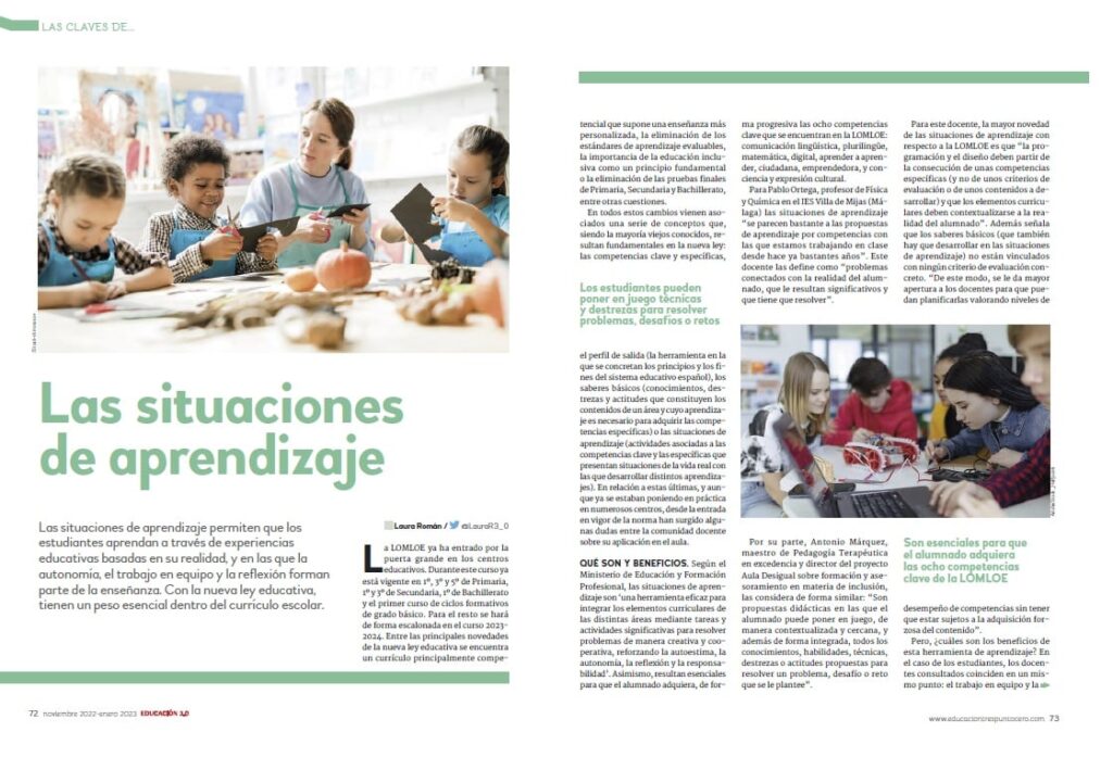 Situaciones de aprendizaje
