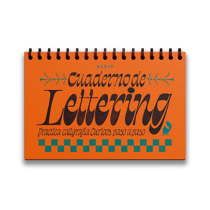 Cuaderno de lettering practica caligrafía paso a paso