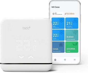 Dispositivos inteligentes termostato tado V3+