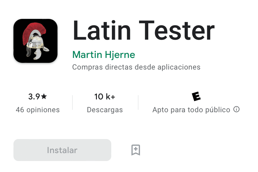 Latin Tester