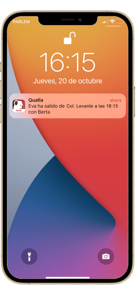 Qualla Family notificacion recogida