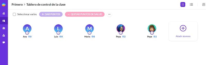 Classcraft alumnos 