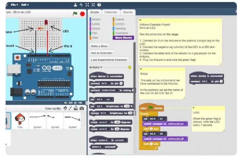 Programar Arduino con Scratch