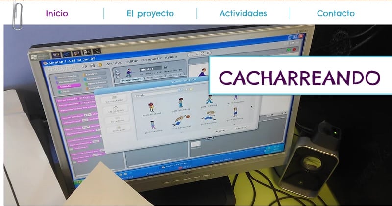 proyecto ‘Cacharreando’, programar con Scratch