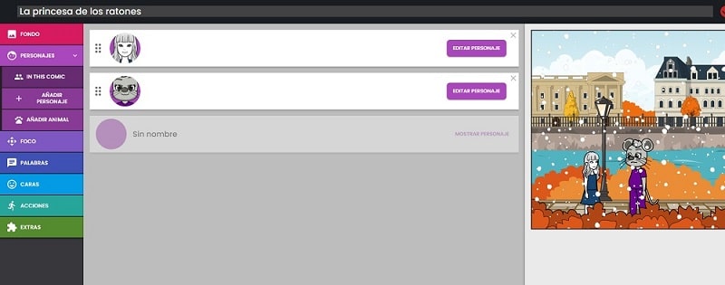 Tutorial Pixton cómics 