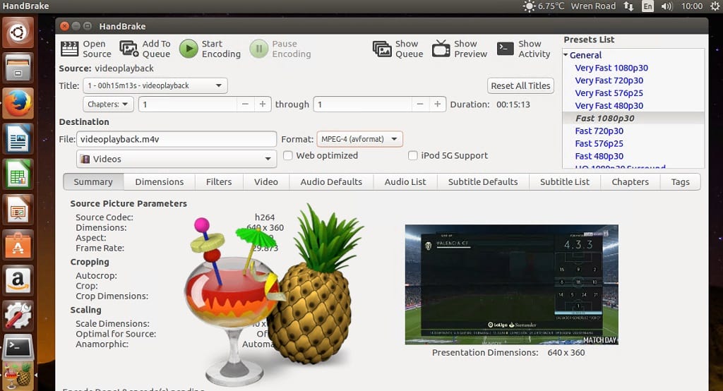 Handbrake Linux