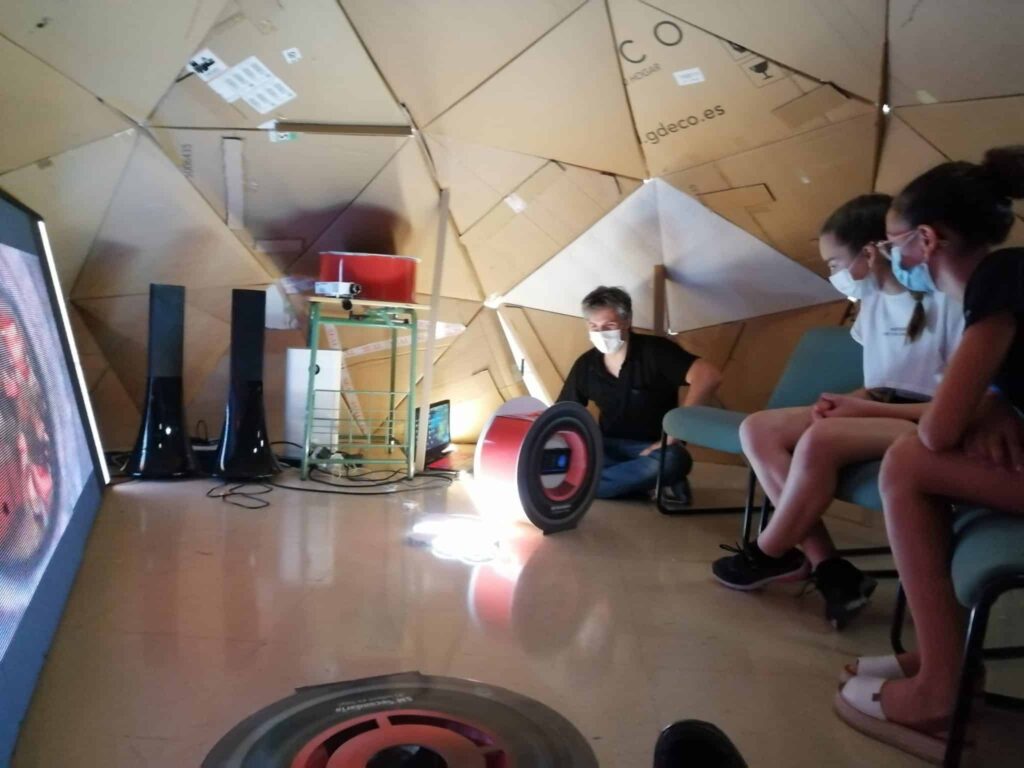 proyeccion desde interior