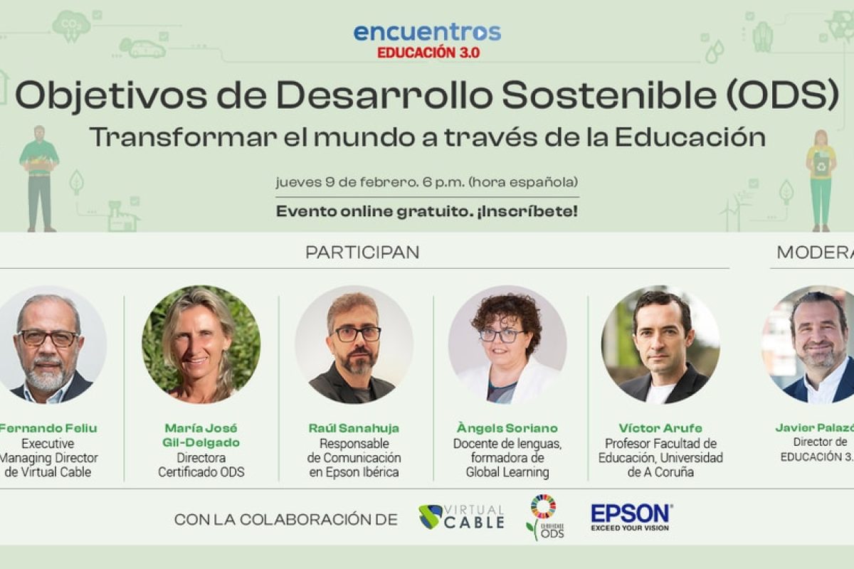 Los ODS protagonizan el IX Encuentro EDUCACIÓN 3.0 ¡Apúntate! Encuentro ODS IX EDUCACIÓN 3.0
