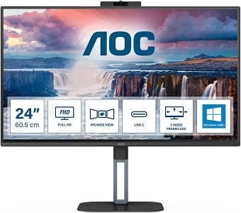 AOC 24V5CW/BK, monitores ergonómicos para la productividad