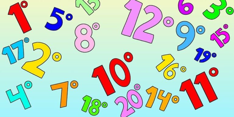 recursos numeros ordinales