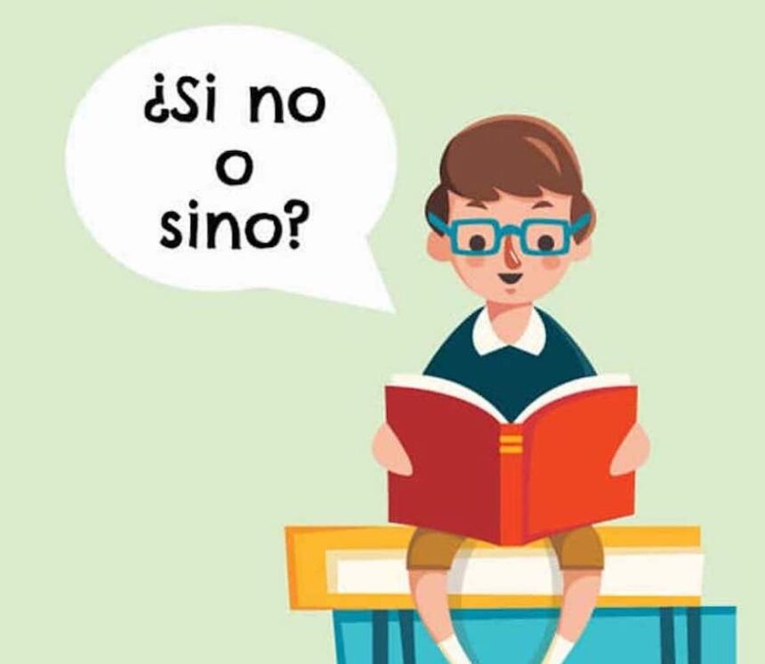 ¿sino o si no?