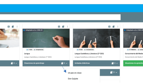 Plataforma de gestión escolar adaptada a la LOMLOE