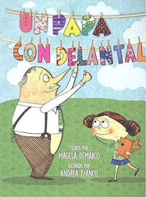 Un papá con delantal