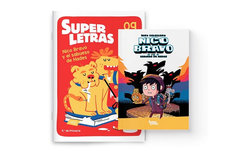 Super Letras los textos multimodales Nico Bravo y el sabueso de hades 
