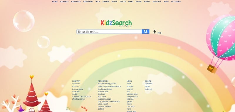 Kidz Search, Buscadores Infantiles