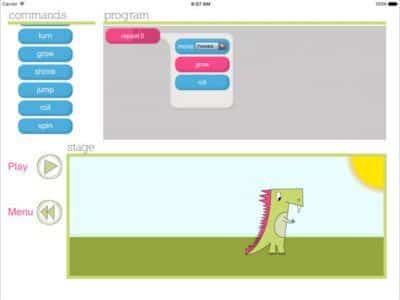 Daisy the Dinosaur, apps y juegos para aprender a programar