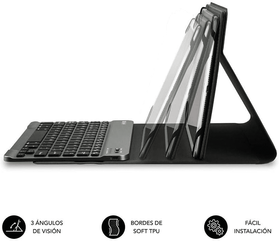 SUBBLIM funda para tablet con teclado Bluetooth