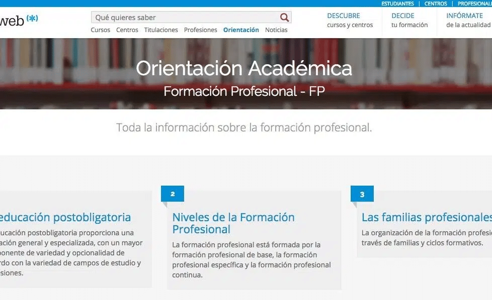 Blogs y webs con recursos e información sobre la Formación Profesional