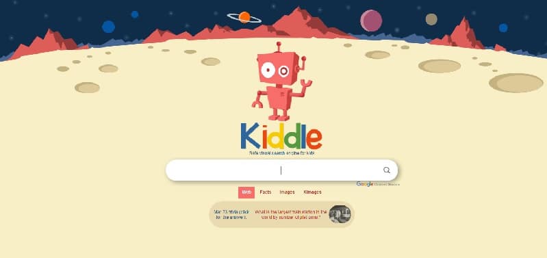 Buscadores infantiles Kiddle