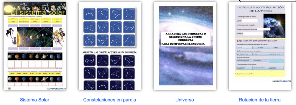 Fichas interactivas
