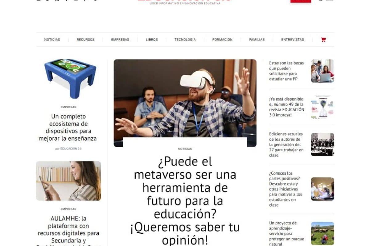 EDUCACIÓN 3.0, premio ‘Tierra de Maestros 2023’ a la Comunicación Premio ‘Tierra de Maestros 2023’
