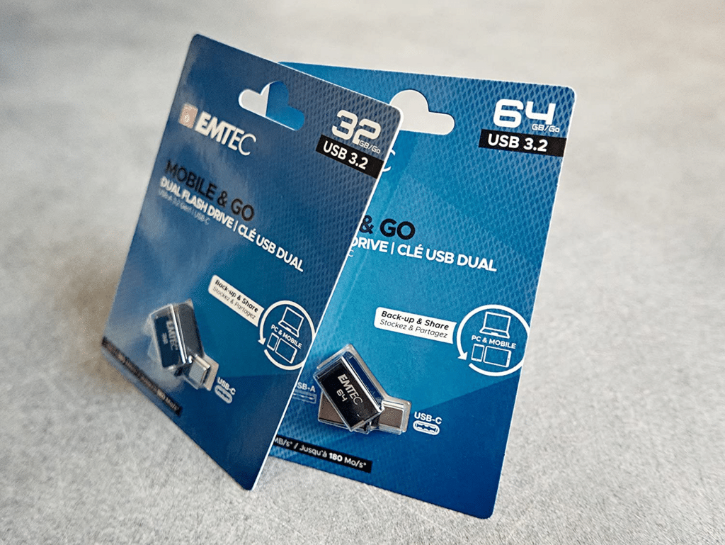 EMTEC Memoria Dual USB-A y USB-C
