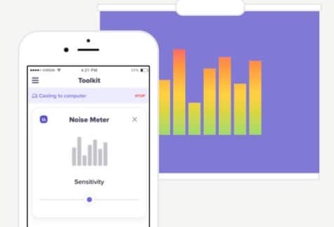 Noise Meter medidores de ruido para el aula