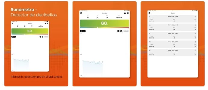 App Sonómetro: medidor de sonido