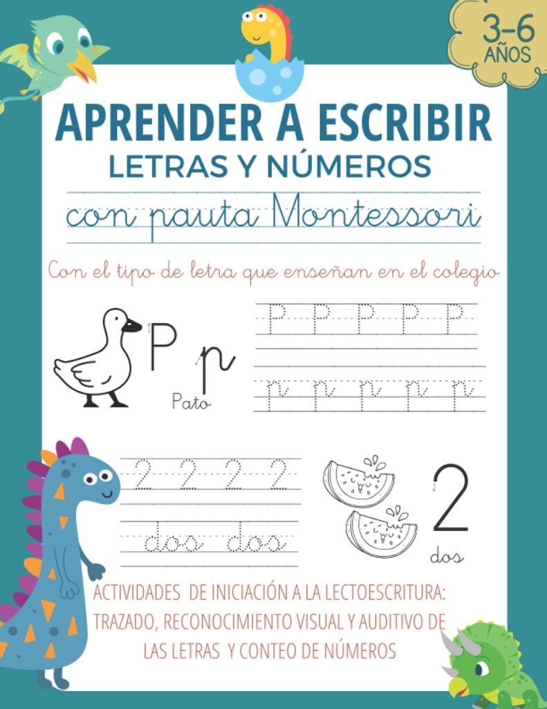 Aprender A Escribir Letras Y Numeros Con Pauta Montessori