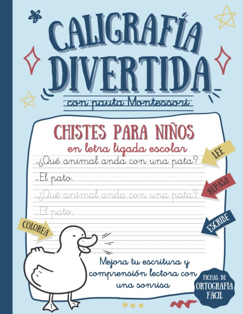 CALIGRAFIA DIVERTIDA CON PAUTA MONTESSORI