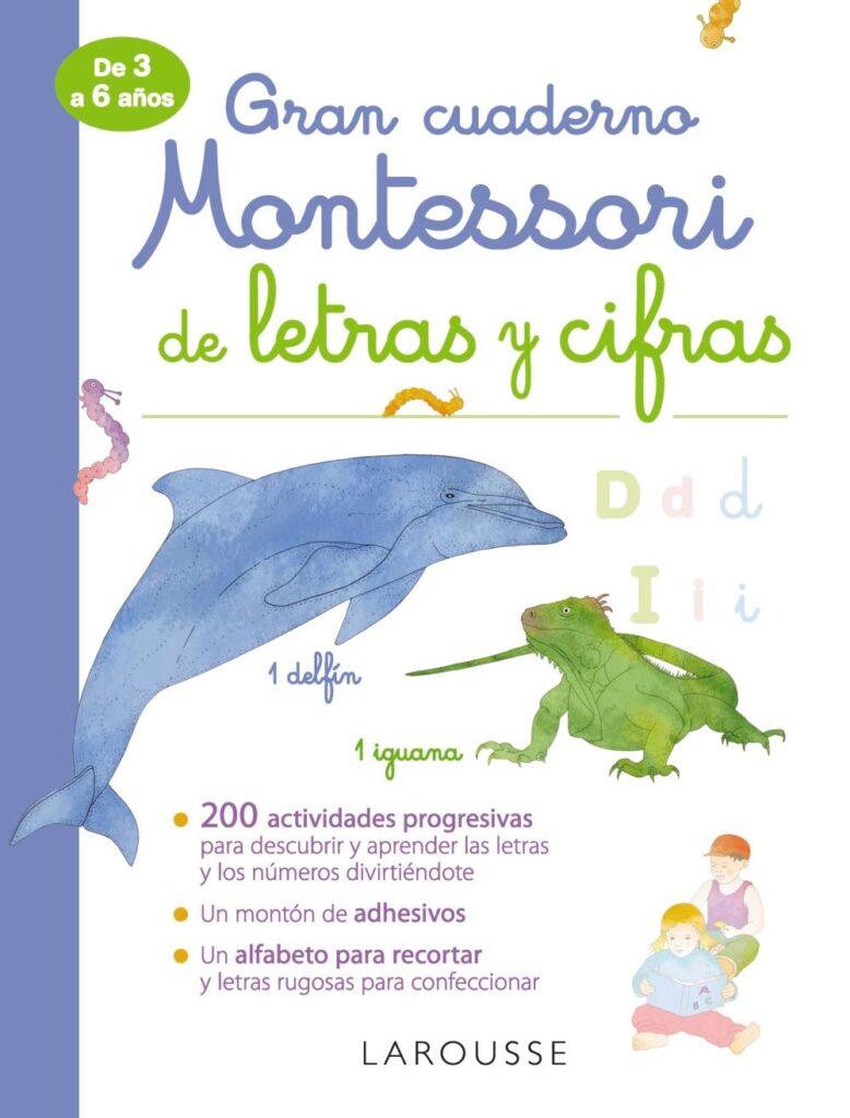 Gran Cuaderno Montessori De Letras Y Cifras