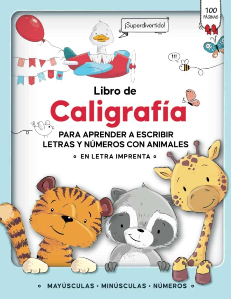 Libro de caligrafía para aprender a escribir