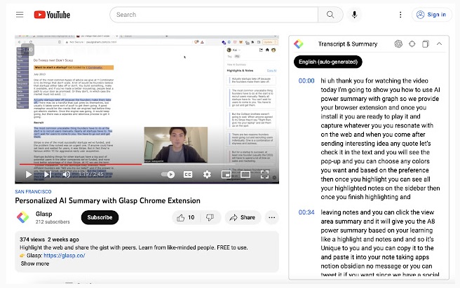 Youtube &Amp; Article Summary With Chatgpt- Extensiones Gratuitas De Chatgpt Para Chrome
