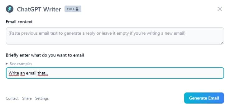 ChatGPT Writer: extensiones gratuitas de chatgpt para chrome