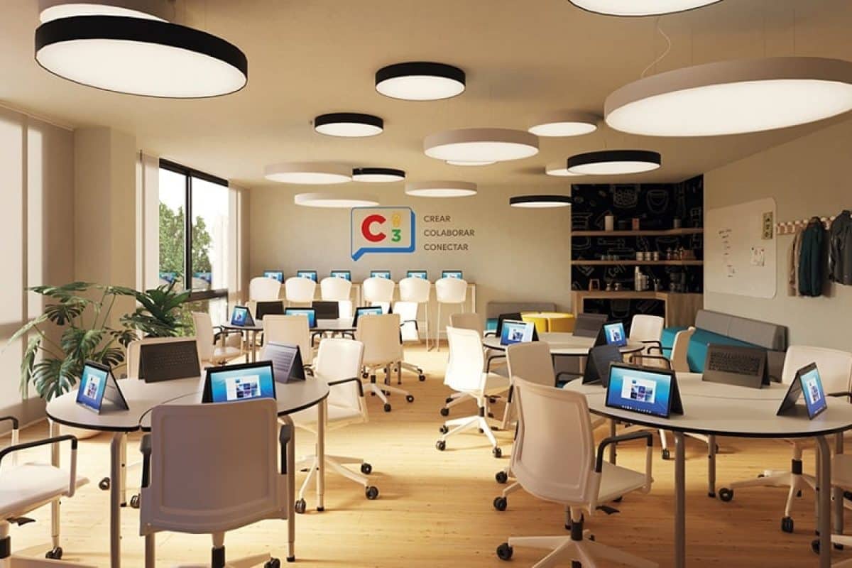 Salas de profesores innovadoras con la tecnología Google y HP Salas de profesores grupo AE
